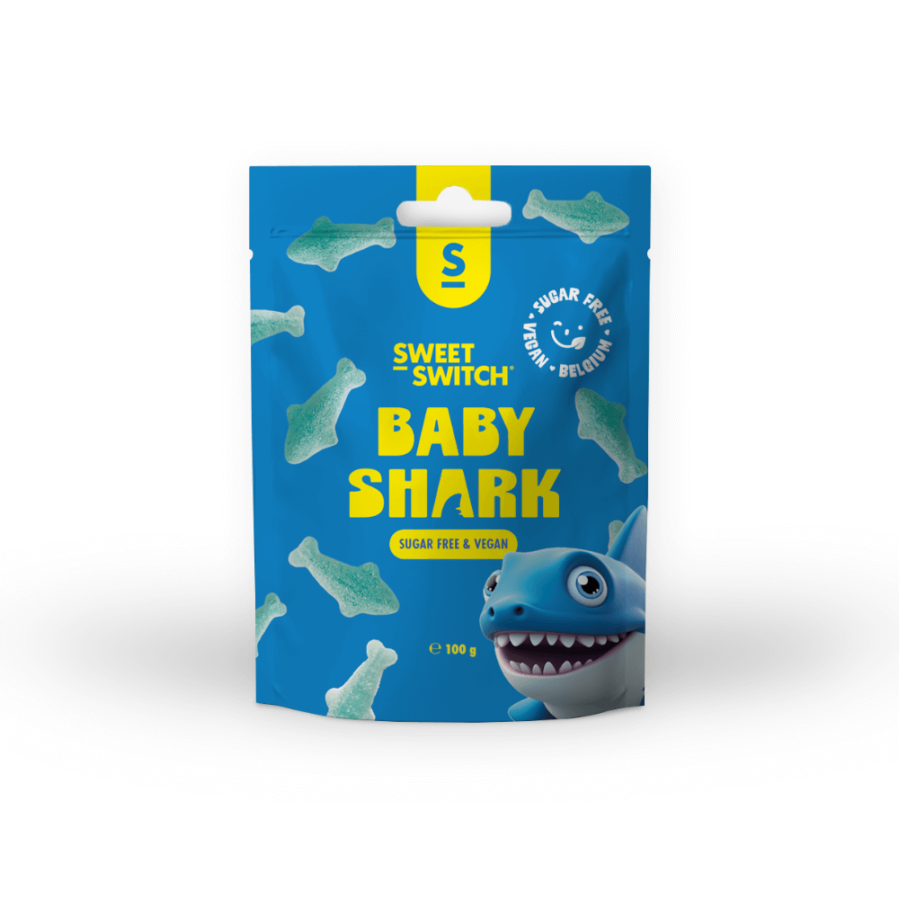 Caramelle senza zucchero Keto Baby Shark Sweet-Switch 100 g