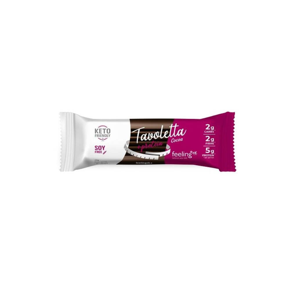 Tavoletta di Cacao proteica all'unità FeelingOk