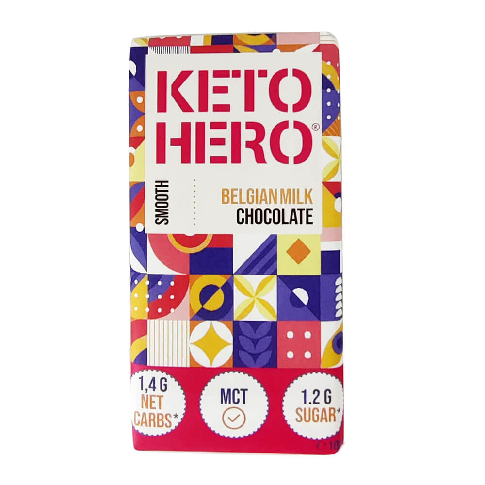 KETO-HERO tavoletta di cioccolato al latte 100g