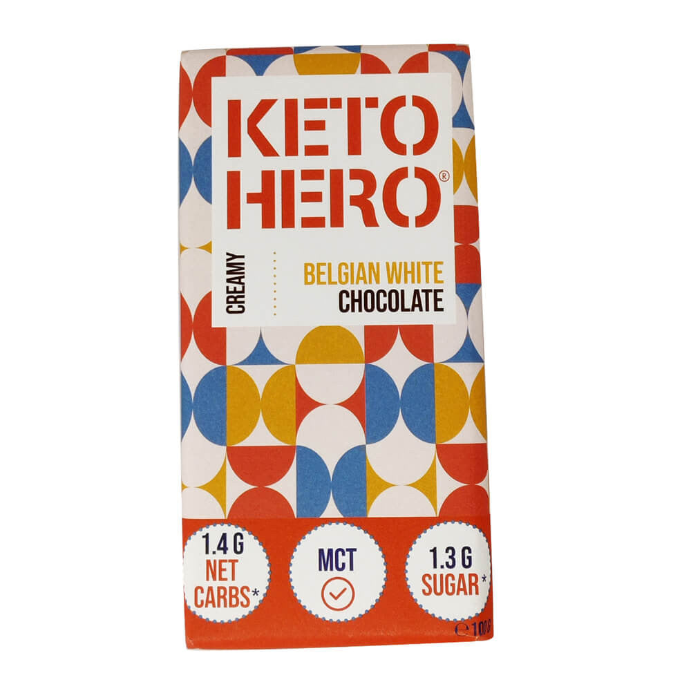 Tablette chocolat blanc Keto hero